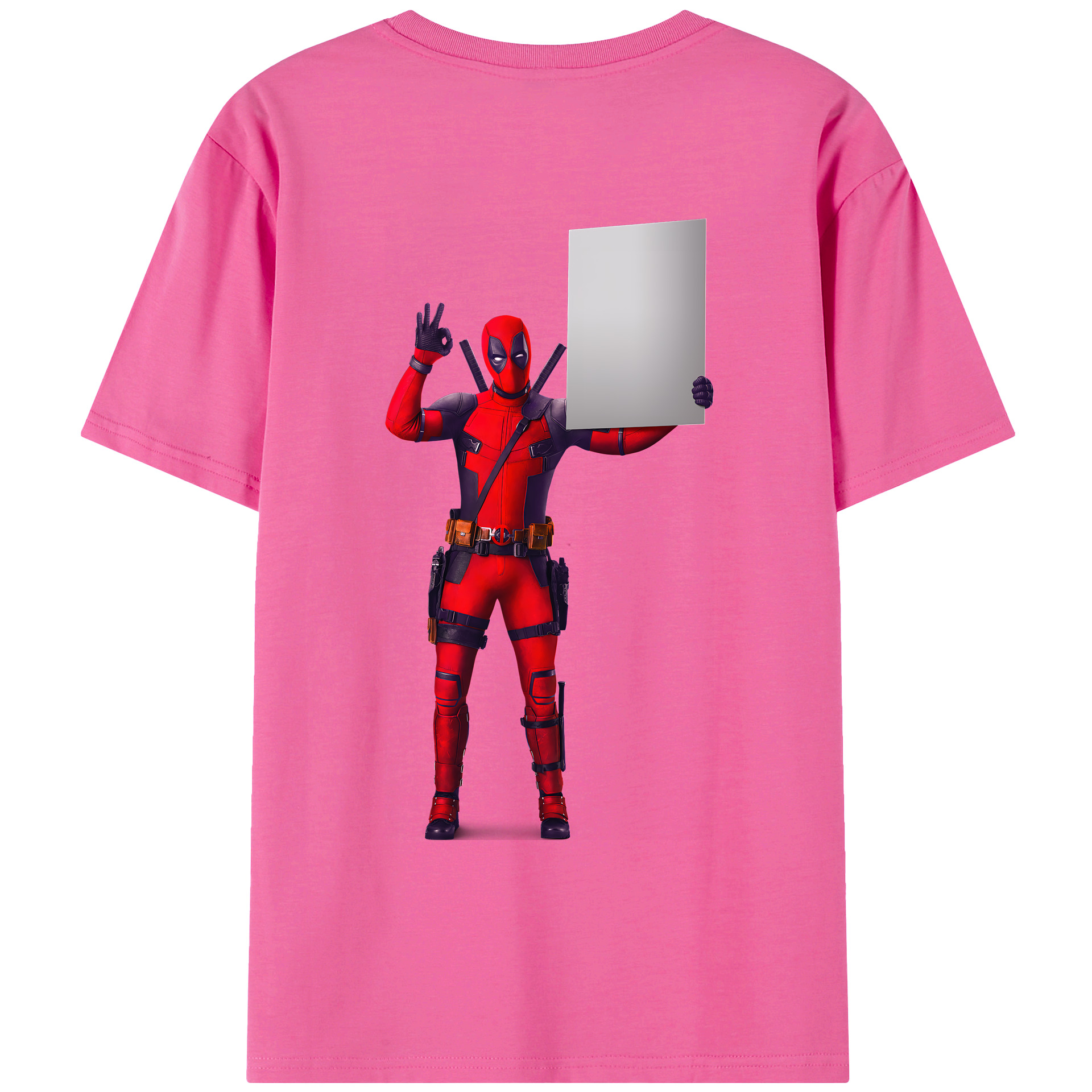 （画像用） Deadpool デッドプール レディース半袖Tシャツ(バックプリント)